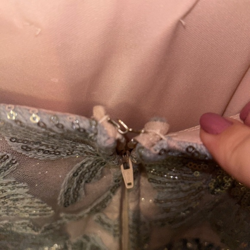 City Triangle Dress formal homecoming prom fancy sparkle glitter dress - Picture 9 of 14